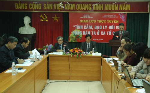 Giao lưu trực tuyến “Tình cảm đạo lý đối với đồng bào Việt Nam ở xa Tổ quốc” - ảnh 1